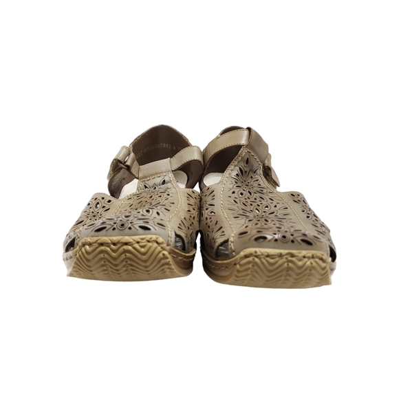 Rieker Anti Stress Mary Jane Sandals Tan Size 9.5 - Picture 5 of 10